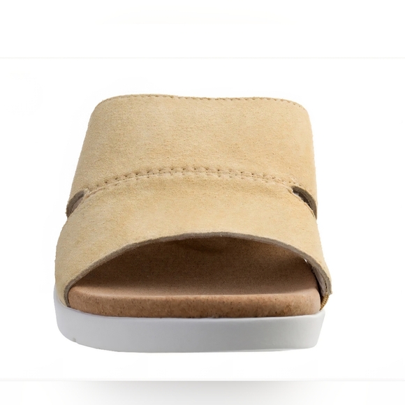BNWT Spenco Women’s Yellow Sunrise Slide Sandals US 5.5 Genuine Suede Orthotic - Picture 13 of 16